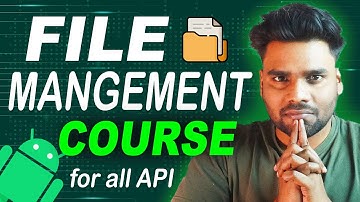 Complete Android File Management Course: Internal, External & Scoped Storage | Book Summary App