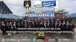 PERINGATAN ULANG TAHUN KE 27 SMAN NEGERI 13 BANJARMASIN DAN APRESIASI KARYA P5 TAHUN 2024