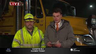 MODOT Road Conditions, January 8, 2018