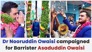 Dr Noor Owaisi campaigned for Barrister Asad Owaisi in Chandrayangutta & urged voter to vote for MIM