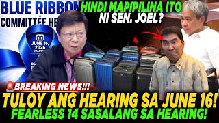 JUNE 16 TULOY ANG HEARING NG BLUE RIBBON NI SEN PIA CAYETANO AT SEN DANTE! ERWIN TULFO IYAK NANAMAN!