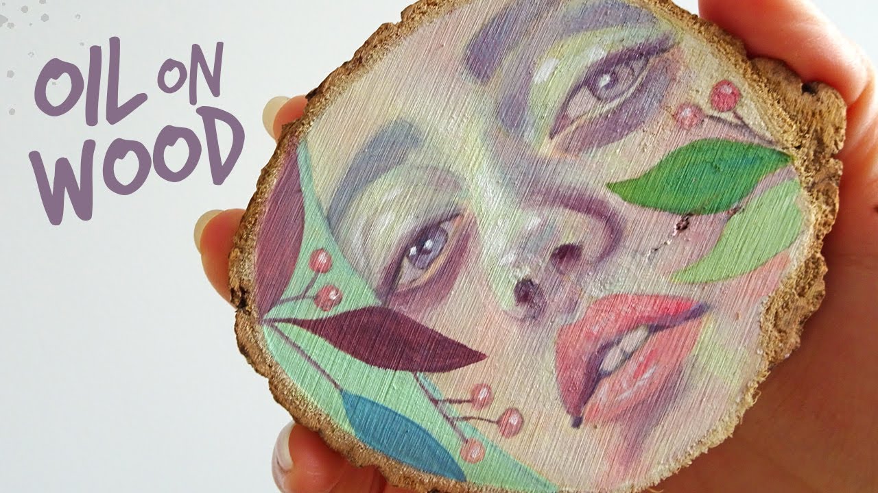 (Timelapse) Oil on Wood Painting Tutorial YouTube