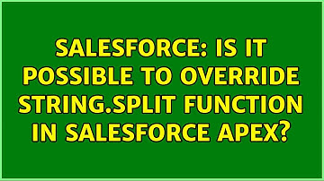 Salesforce: Is it possible to override String.split function in Salesforce Apex?
