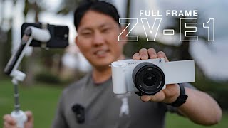 Sony ZV-E1 | Supercharged Camera for Creators & Insta360 FLOW Phone Gimbal