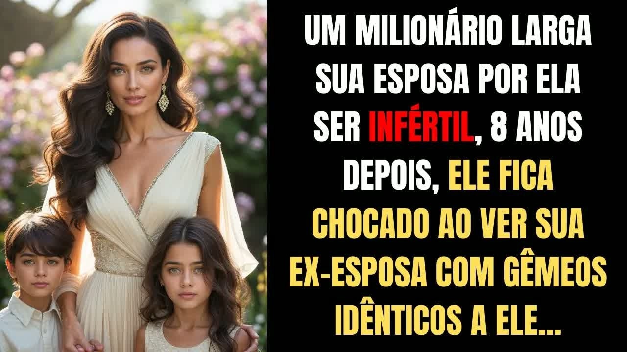 A EX ESPOSA INFÉRTIL QUE REAPARECEU COM FILHOS IGUAIS AO EX MARIDO...