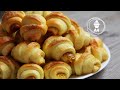 Быстрые творожные рогалики на 1,2,3! Easy Cheese sweet rolls Recipe!