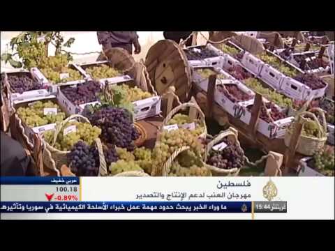 مهرجان العنب في فلسطين لدعم الإنتاج والتصدير
