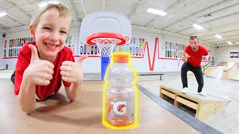 Father VS Son GAME OF BOTTLE FLIP 3!