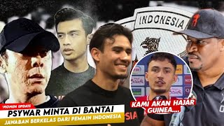 Guinea Nyindir Mulu! Indonesia Skakmat Komentar Pelatih Lawan psywar Jelang Laga Indonesia Vs Guinea