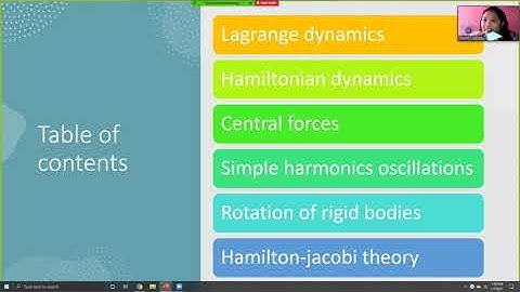 Final exam classical mechanics