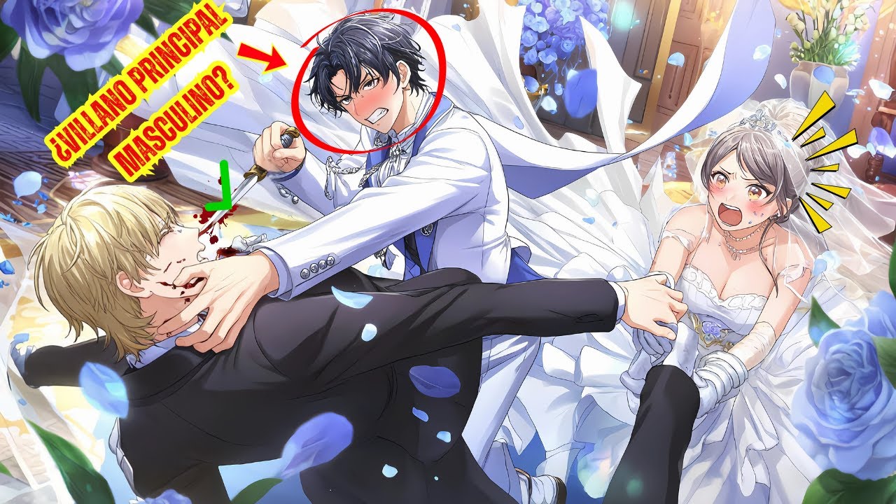 REENCARNÉ COMO VILLANO: BODA BAÑADA EN SANGRE! | Manhwa de romances