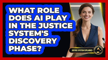 What Role Does AI Play In The Justice System