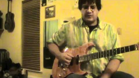 Right hand picking technique. Exercise 1 warm up using open strings.