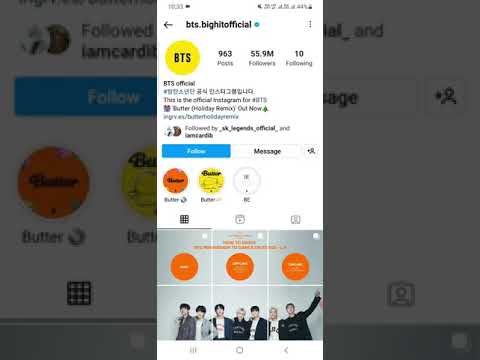 Bts official instagram