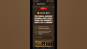 The Scroll Airdrop Scandal: Why Loyal Users Got Robbed! | Part 2 of 4 | Memegi Youtube Video Code