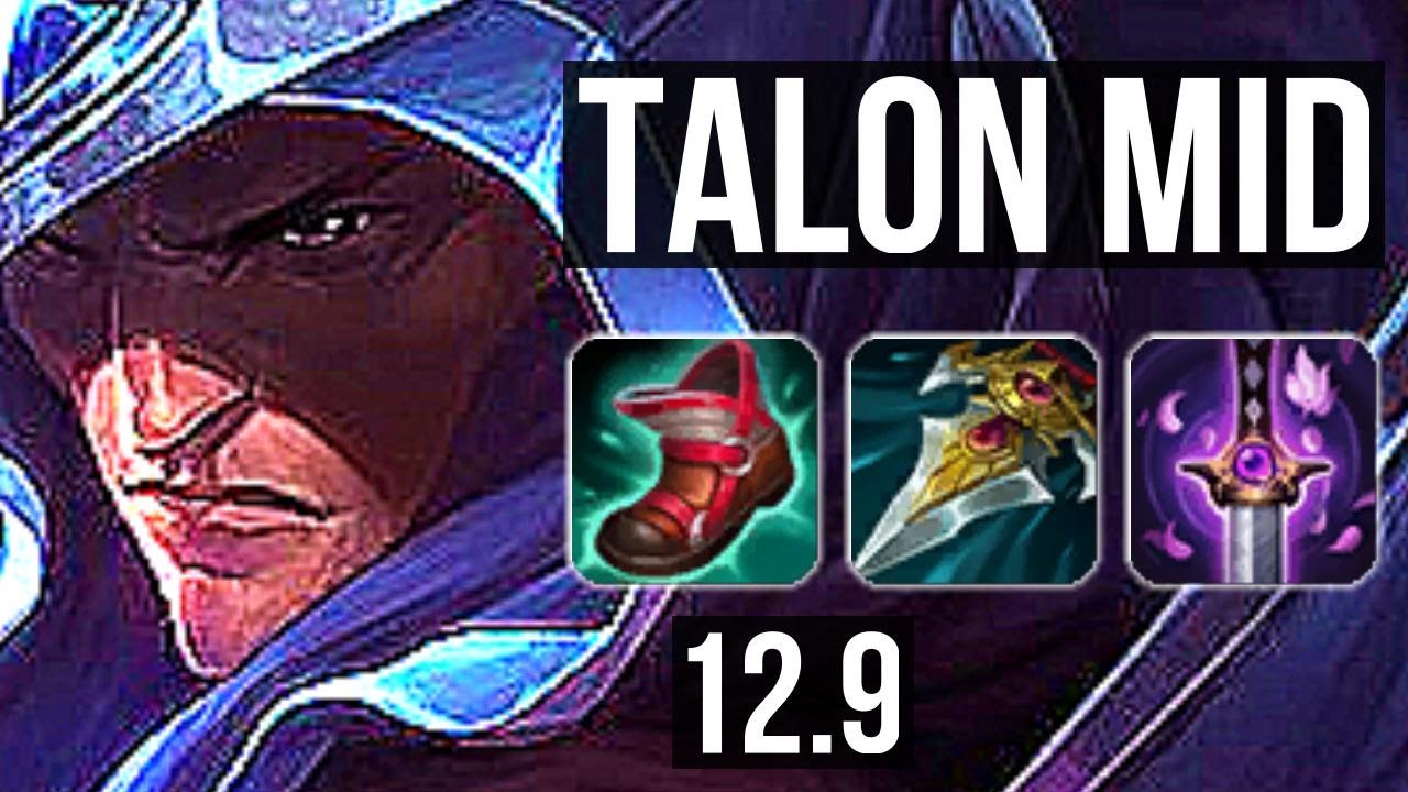 TALON vs LUCIAN (MID) | 12/0/3, Legendary, 500+ games | NA Challenger | 12.9