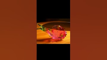 Ultra close-up ASMR of a sharp knife slowly slicing into a fresh, textured dragon fruit 🍓 || #ai