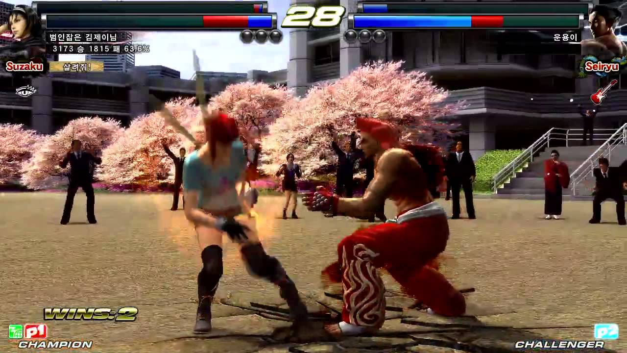TTT2 Gamecity 140923  제이(Asuka,Jun) vs 세뉴(Kaz,Jin)