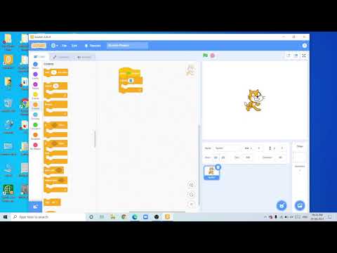 how to script a spinning cat in scratch!