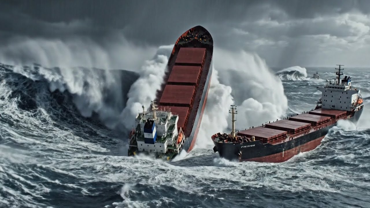 15 Monster Waves Hitting Ships 😱 You Won’t Believe These