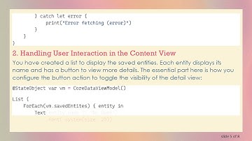 How to Display Details of a CoreData List Item in SwiftUI with Ease