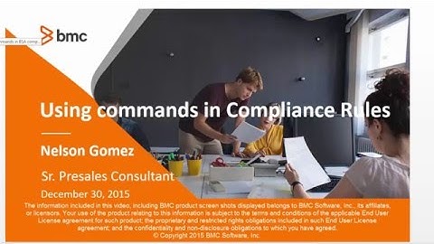 Using commands in BSA compliance rules