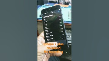IPhone 7 plus no sound no recording no call 📞 sound fix