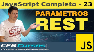 Parâmetros REST em funções Javascript #P4 - Curso de Javascript Moderno - Aula 23