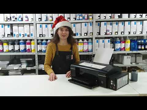 Как напечатать тест дюз на принтере Epson