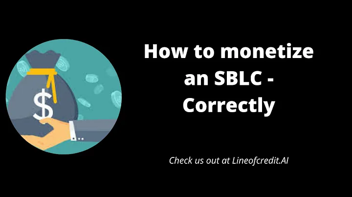 #How to monetize an SBLC