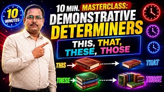 Demonstrative Determiners: How to Use This, That, These, and Those ||SrikantSingh #englishkavach