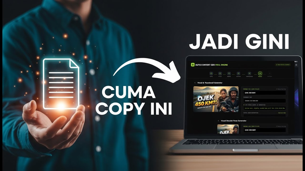 DARI IDE KE KONTEN Cuma Pake APP Buatan Sendiri (Tinggal Copy Paste)