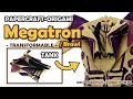 How to make a Papercraft, Origami Megatron / Brawl (requires 1 straight cut)