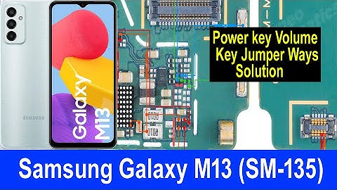 Samsung Galaxy M13 (SM-M135) Power key And Volume Key Jumper Ways Solution