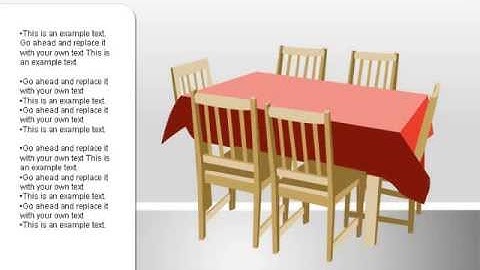 Furniture Shapes for PowerPoint