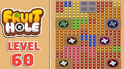 Fruit Hole Juice Jam Level 60 Walkthrough Solutions