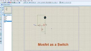 How to use Mosfet as a switch: Proteus Simulation