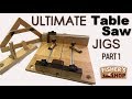 Shop work ultimate table saw jigs part 1