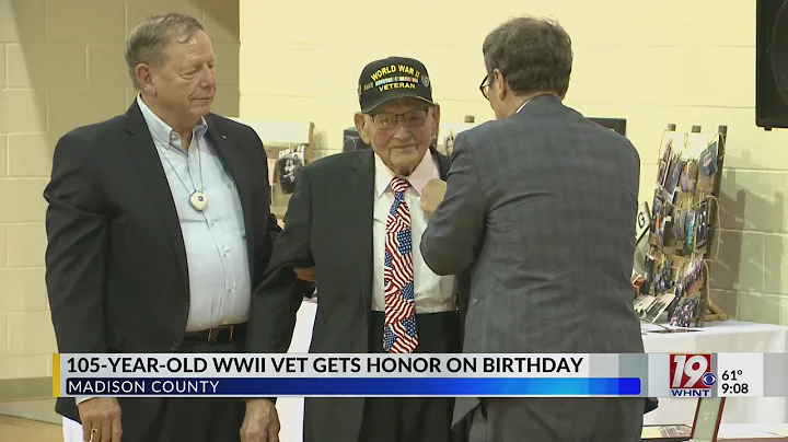 105-year-old WWII veteran receives France's highes...