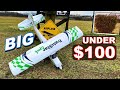 BEST BIGGEST BRUSHLESS RC Plane Under $100 - Volantex TrainStar Epoch 747-6 V2 - TheRcSaylors