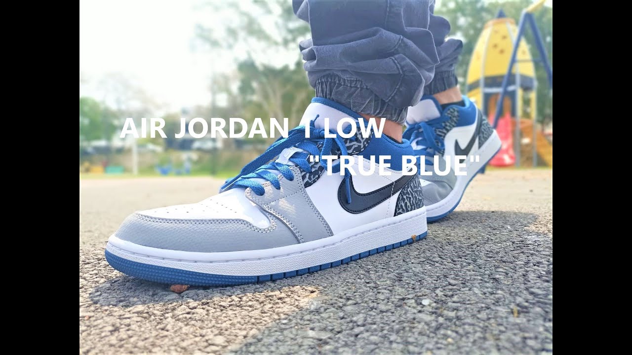 Jordan 1 Low SE True Blue Unboxing And On Feet Review !!!! | Top Of The ...