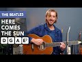 Play HERE COMES THE SUN by The Beatles w EASY Chords - Beginner Friendly Tutorial