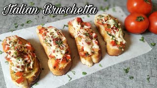 How to make Italian Bruschetta / Classic Italian Bruschetta / Easy & quick appetizer