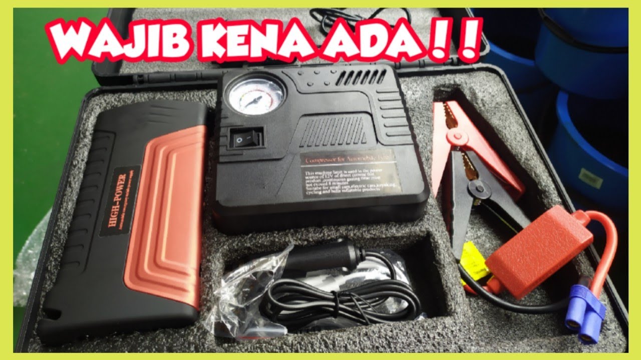 POWERBANK JUMPER BATERI KERETA , KORANG WAJIB KENA ADA SATU ! YouTube