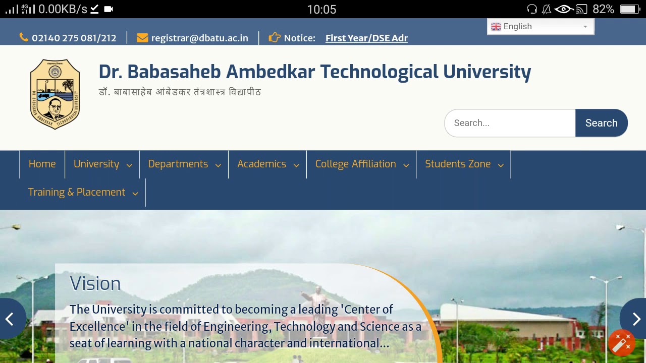 Dbatu University Winter Exam 2020-21 Regular Timetable Declared | Dbatu Latest Update