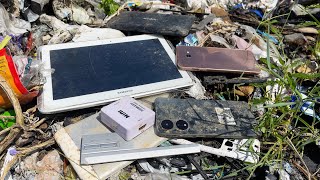 Looking for used goods and found the Samsung and Oppo tabs destroyed || Restoration found phone