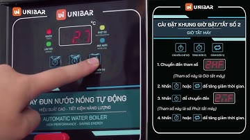 Máy Đun Nước Nóng Tự Động UNIBAR UB S30L và UB S60L, giá từ 4 triệu, bảo hành 2 năm