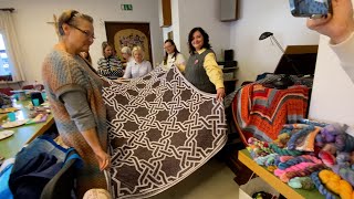 картинка: Победила Дружба. Вязальная Встреча в Аугсбурге. Часть 1 #вязание #stricken #stricktreffen