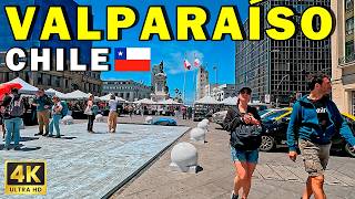 🇨🇱 VALPARAISO, CHILE: Immersive First-Person City Walking Tour | 4K Walk
