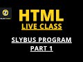 LIVE HTML Class in Urdu/Hindi | Styling HTML,Table & CSS by Black Zero